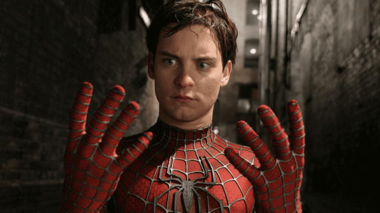 Spider-man 2002 movie scene